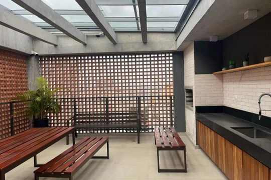 Churrasqueira de apartamento para alugar com 1 quarto, 27m² em Perdizes, São Paulo
