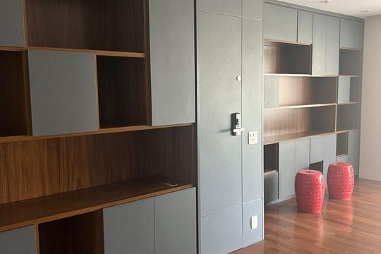 Sala de apartamento à venda com 3 quartos, 130m² em Cidade Monções, São Paulo