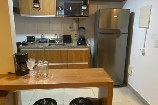 Cozinha de apartamento à venda com 3 quartos, 110m² em Recreio dos Bandeirantes, Rio de Janeiro