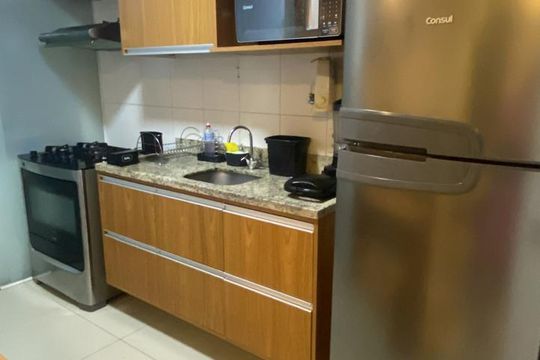 Cozinha de apartamento à venda com 3 quartos, 110m² em Recreio dos Bandeirantes, Rio de Janeiro