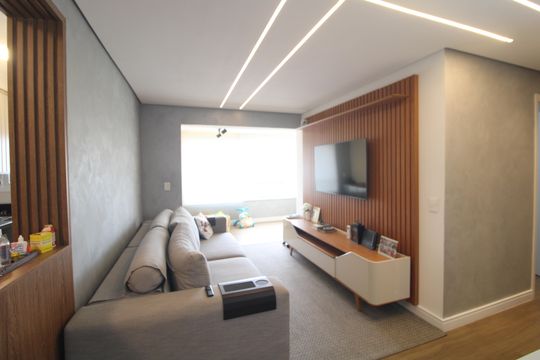 Sala de apartamento à venda com 2 quartos, 68m² em Vila Emir, São Paulo