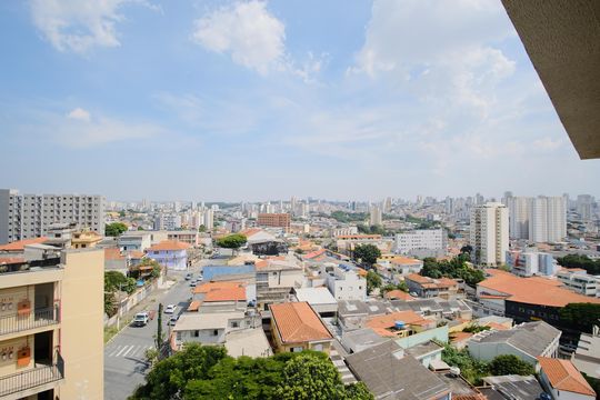 Vista lateral direita de apartamento à venda com 2 quartos, 52m² em Chácara Seis de Outubro, São Paulo