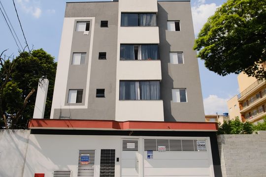Fachada de apartamento à venda com 2 quartos, 52m² em Chácara Seis de Outubro, São Paulo