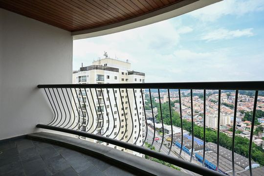 Varanda de apartamento à venda com 3 quartos, 220m² em Chácara Agrindus, Taboão da Serra