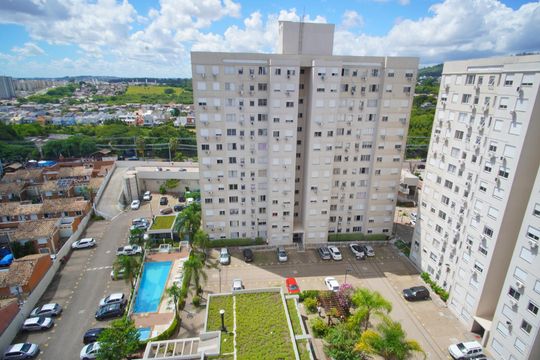 Suíte - Vista de apartamento à venda com 3 quartos, 60m² em Condomínio Terrabela, Porto Alegre
