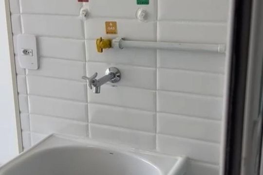 Área de serviço de apartamento para alugar com 3 quartos, 84m² em Brás, São Paulo