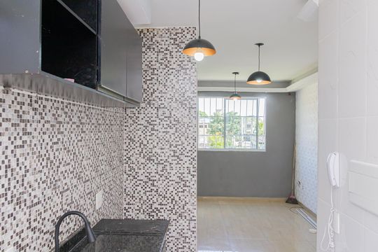 Cozinha de apartamento para alugar com 2 quartos, 40m² em Campo Grande, Rio de Janeiro