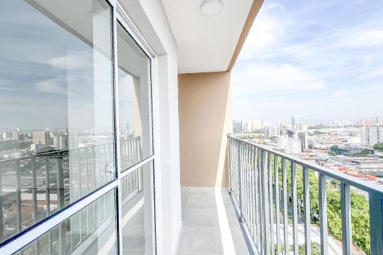Sacada de apartamento à venda com 2 quartos, 41m² em Bom Retiro, São Paulo