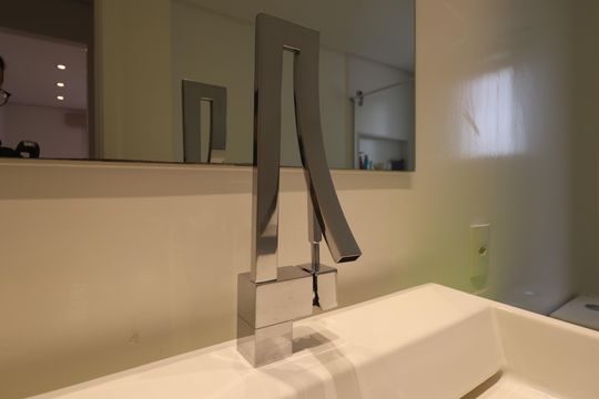 Banheiro Quarto 1 suíte de apartamento à venda com 2 quartos, 94m² em Jardim, Santo André
