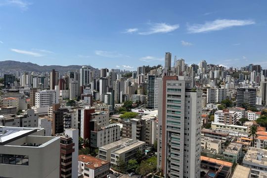 Vista da Varanda de apartamento à venda com 2 quartos, 81m² em Gutierrez, Belo Horizonte