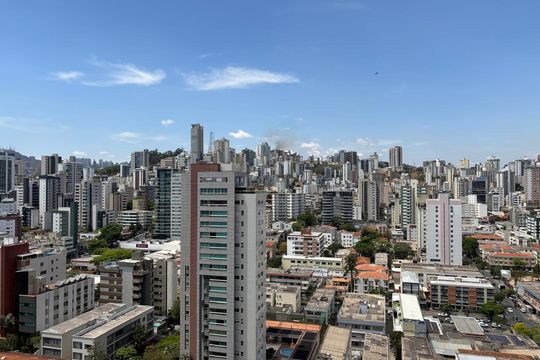 Vista da Varanda de apartamento à venda com 2 quartos, 81m² em Gutierrez, Belo Horizonte
