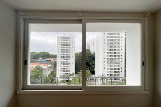 Janela da sala de apartamento à venda com 3 quartos, 112m² em Vila Ester (Zona Norte), São Paulo