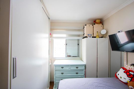 Quarto 2 de apartamento à venda com 2 quartos, 62m² em Vila Floresta, Santo André