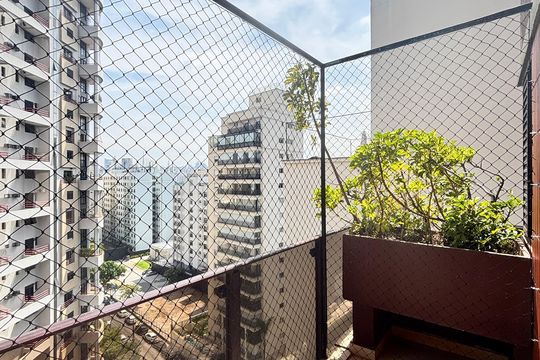 Varanda de apartamento para alugar com 3 quartos, 161m² em Itaim Bibi, São Paulo