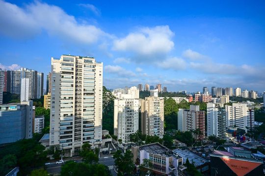 Vista da Suíte 1 de apartamento à venda com 4 quartos, 210m² em Morumbi, São Paulo