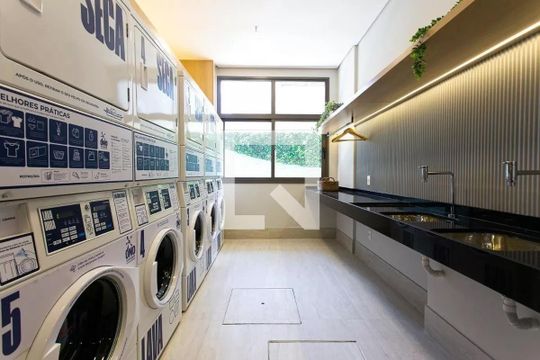 Área comum de kitnet/studio para alugar com 1 quarto, 27m² em Tatuapé, São Paulo