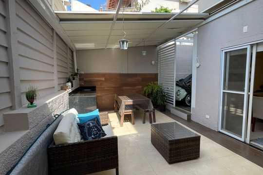 Área externa de casa de condomínio à venda com 3 quartos, 80m² em Fazenda Santa Cândida, Campinas