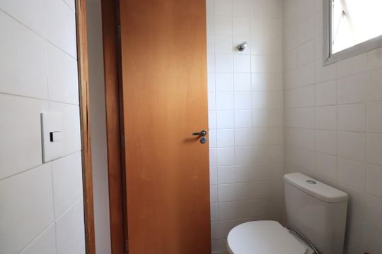 Banheiro da Suíte de apartamento à venda com 3 quartos, 88m² em Vila Azevedo, São Paulo