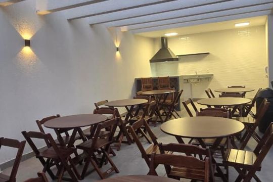 Área externa de kitnet/studio para alugar com 1 quarto, 18m² em Jardim Jaragua (Sao Domingos), São Paulo