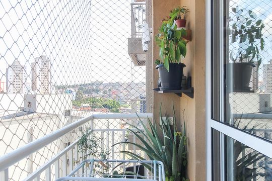 Varanda da Sala de apartamento à venda com 2 quartos, 49m² em Itaquera, São Paulo