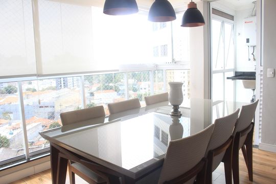 Varanda de apartamento à venda com 3 quartos, 94m² em Fundação, São Caetano do Sul