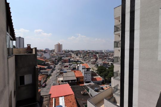 Vista do Quintal de apartamento à venda com 2 quartos, 78m² em Vila Progresso, Santo André