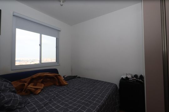 Quarto de apartamento à venda com 1 quarto, 27m² em Jardim Planalto, São Paulo