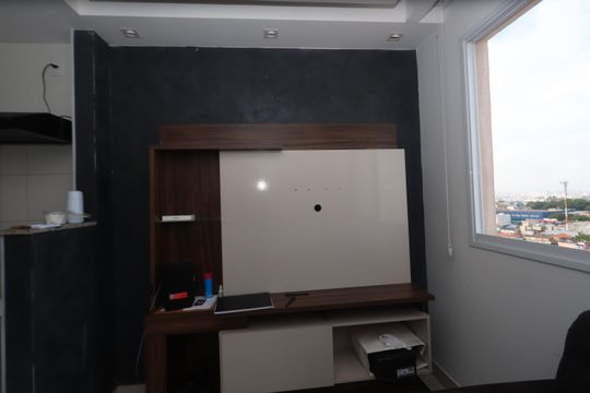 Sala de apartamento à venda com 1 quarto, 27m² em Jardim Planalto, São Paulo
