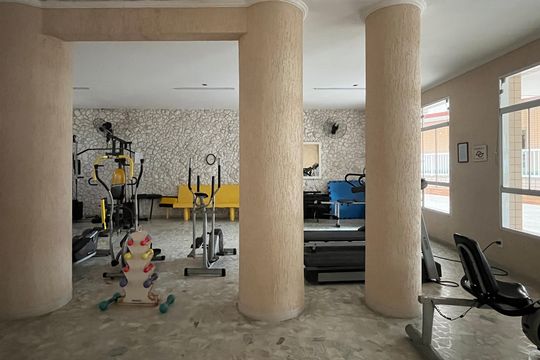 Área comum de apartamento para alugar com 2 quartos, 90m² em José Menino, Santos