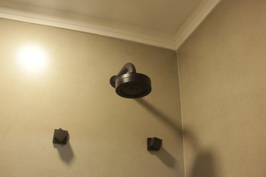 Banheiro de serviço de apartamento para alugar com 2 quartos, 90m² em José Menino, Santos
