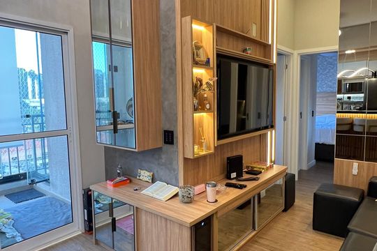 Sala de apartamento à venda com 2 quartos, 59m² em Centro, Diadema