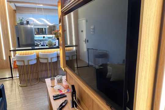 Sala de apartamento à venda com 2 quartos, 59m² em Centro, Diadema