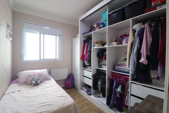 Quarto 3 de apartamento à venda com 3 quartos, 75m² em Parque das Nações, Santo André