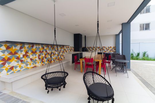 Área comum - Churrasqueira de apartamento para alugar com 2 quartos, 35m² em Cidade Nova São Miguel, São Paulo