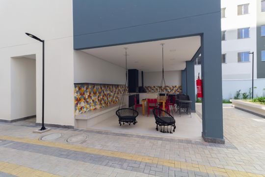 Área comum - Churrasqueira de apartamento para alugar com 2 quartos, 35m² em Cidade Nova São Miguel, São Paulo