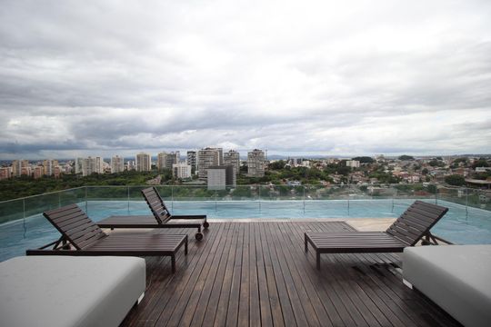 Área comum - Piscina de apartamento à venda com 1 quarto, 48m² em Bela Vista, Porto Alegre