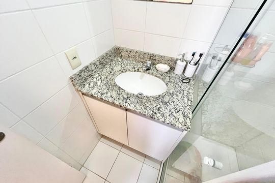 Banheiro de apartamento à venda com 3 quartos, 96m² em Mandaqui, São Paulo