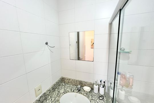 Banheiro de apartamento à venda com 3 quartos, 96m² em Mandaqui, São Paulo