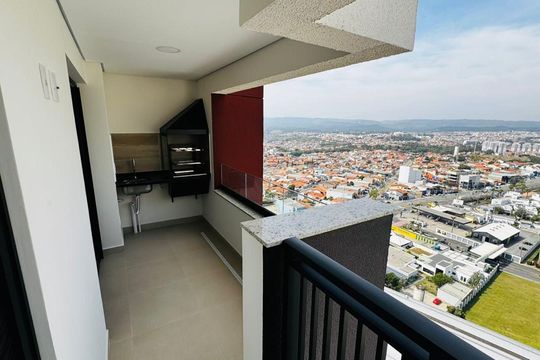 Varanda de apartamento para alugar com 1 quarto, 42m² em Parque Campolim, Sorocaba