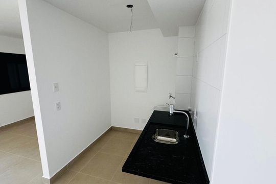 Cozinha de apartamento para alugar com 1 quarto, 42m² em Parque Campolim, Sorocaba