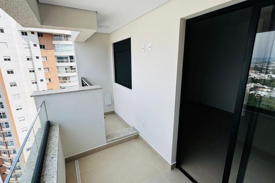 Varanda de apartamento para alugar com 1 quarto, 42m² em Parque Campolim, Sorocaba