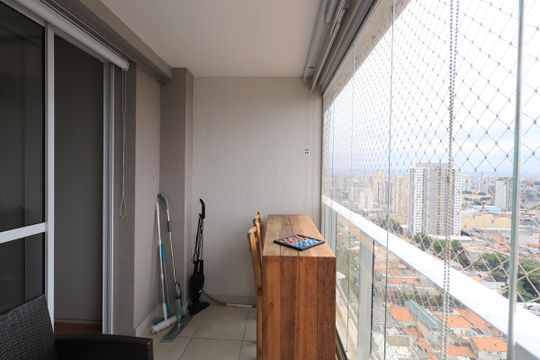 Sacada de apartamento à venda com 1 quarto, 35m² em Vila Gomes Cardim, São Paulo