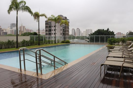 Área comum - Piscina de apartamento à venda com 1 quarto, 35m² em Vila Gomes Cardim, São Paulo
