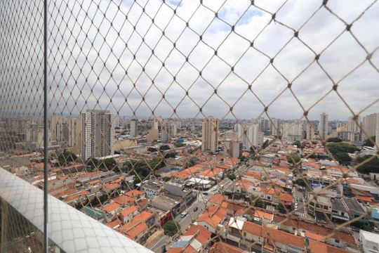 Vista da Sacada de apartamento à venda com 1 quarto, 35m² em Vila Gomes Cardim, São Paulo
