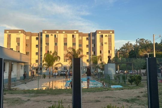 Área externa de apartamento para alugar com 2 quartos, 53m² em Feitoria, São Leopoldo