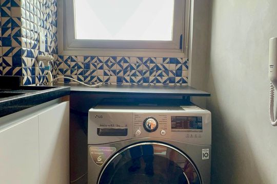 Área de Serviço de apartamento para alugar com 1 quarto, 55m² em Vila Madalena, São Paulo