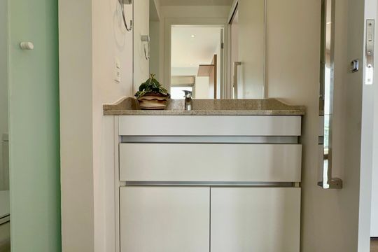 Banheiro da Suíte de apartamento para alugar com 1 quarto, 55m² em Vila Madalena, São Paulo