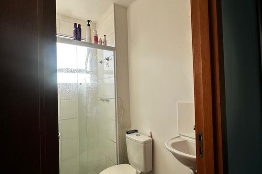 Banheiro de apartamento para alugar com 2 quartos, 47m² em Parada XV de Novembro, São Paulo