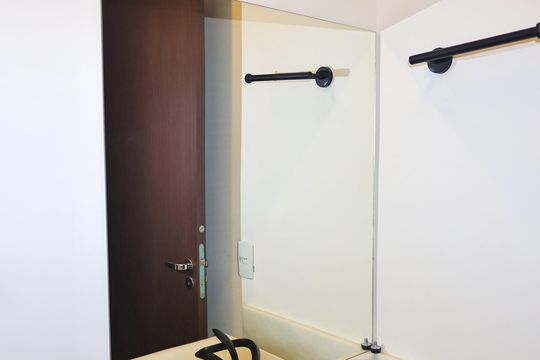 Detalhe do banheiro de apartamento para alugar com 1 quarto, 70m² em Setor Bueno, Goiânia
