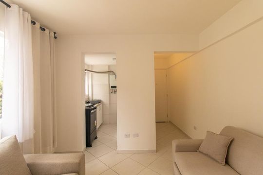 Sala de apartamento para alugar com 1 quarto, 34m² em Portão, Curitiba